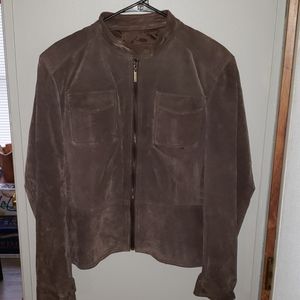 Newyork & Company woman's suede Leather jacket